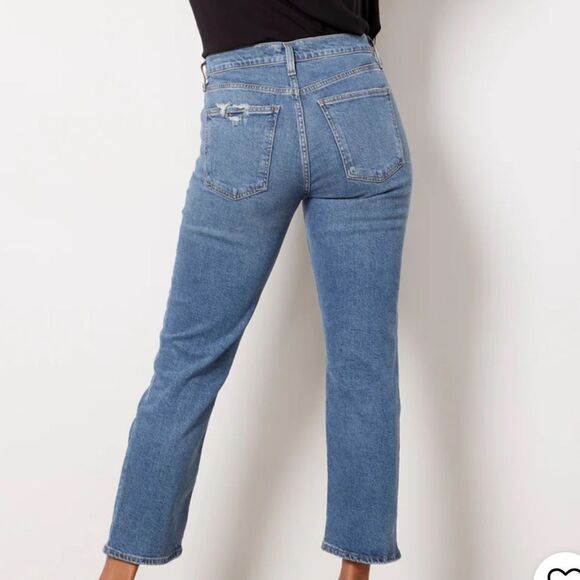 Agolde Kye Straight Crop Jeans Size 30 - Picture 2 of 7
